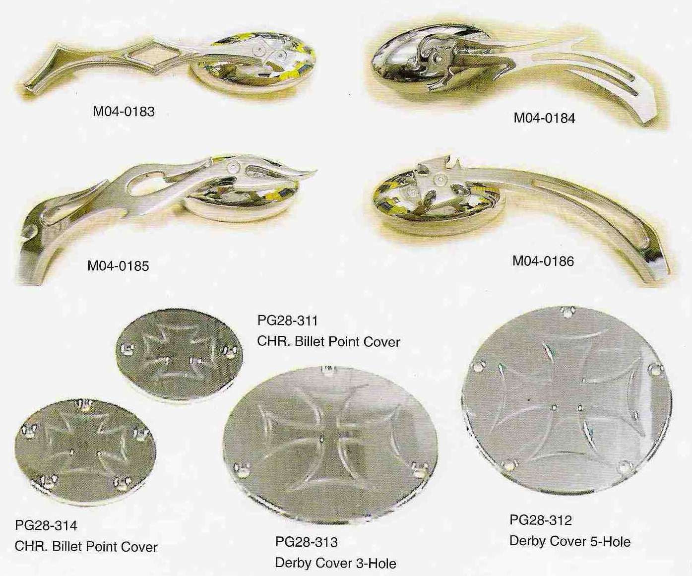 Chromed Mirrors(Mirror Series)