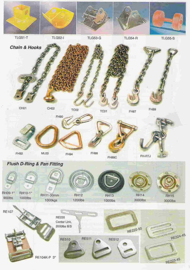 Tie Down Strap & Hardware(CH, FH, RE, RH & TGH Series)