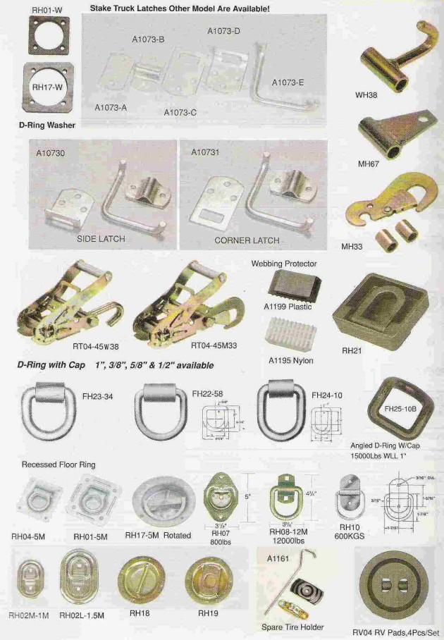 Towing Hardware & D-Ring(RH & RT Series)