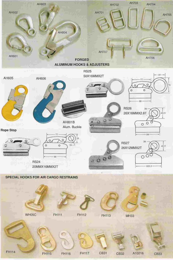 Various Buckles & Hooks-2(AH, CB, MH & RS Series)