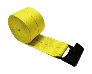 4” Winch Strap W/ Flat Hook