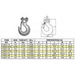 Clevis Slip Hook With Latc 40G