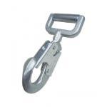 Snap Hook, Double Security, Forged, Opening 17mm