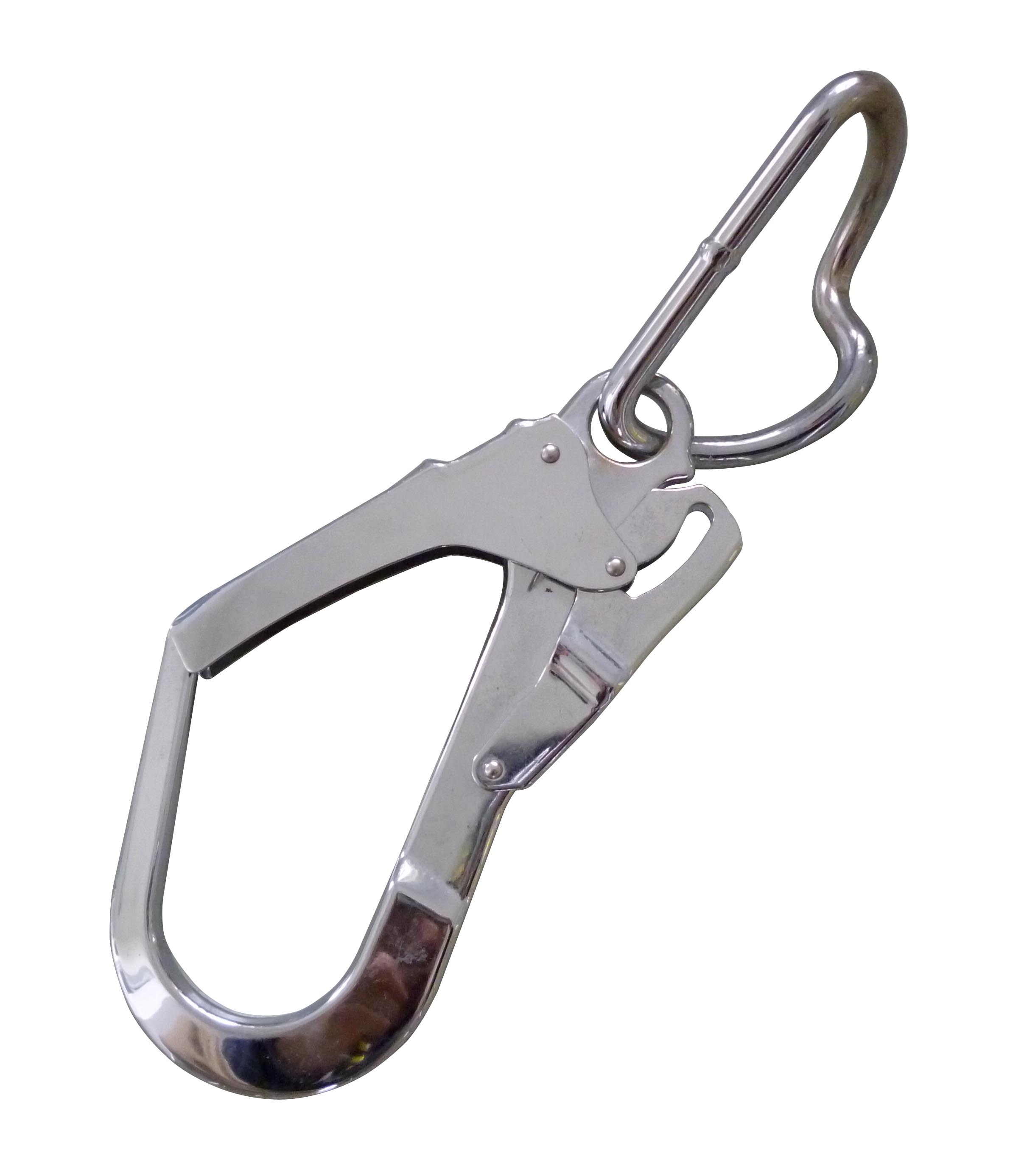 Snap Hook W/ Belt Ring Opening 60mm, Mirror Surface