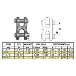 TWIN CLEVIS LINK 40G