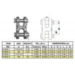 TWIN CLEVIS LINK 40G