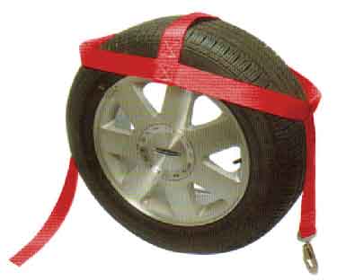 Wheel Strap, W/ Snap Hook 